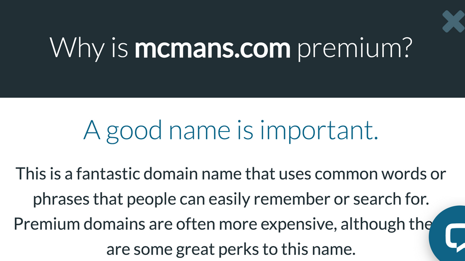 McMans.com® Premium Domain Name