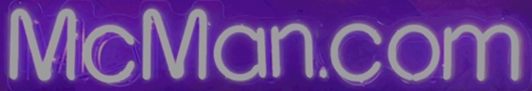 McMan™ Neon Sign