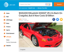 Load image into Gallery viewer, 1998 Mitsubishi 3000GT VR-4 Turbo $1 Billion