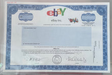 Load image into Gallery viewer, Ebay Stock Certificate